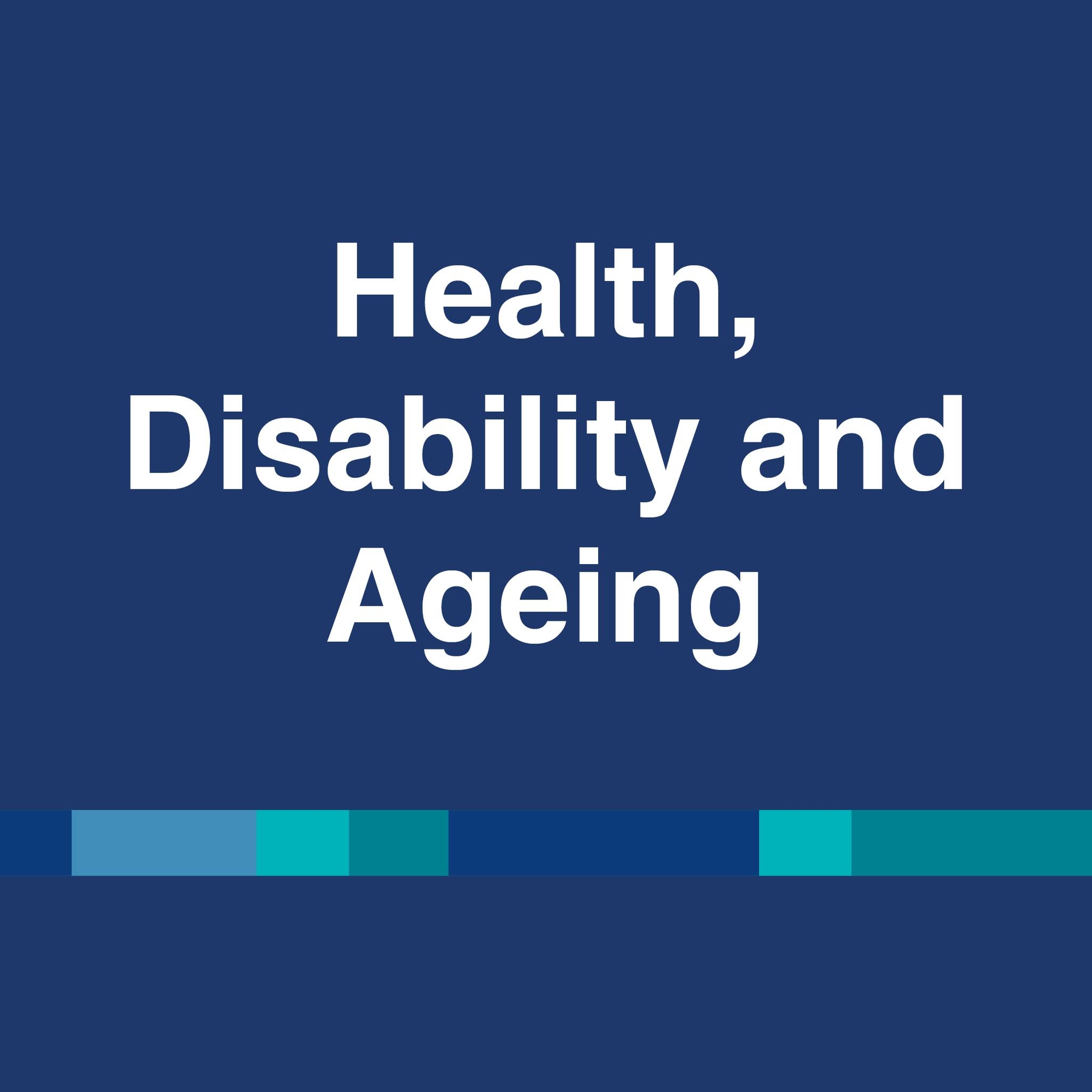 Graphic for the Australian Government Department of Health, Disability and Ageing